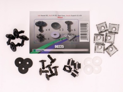 Audi a4 b5 1994-2001 клипсы к защита двигателя фото №1