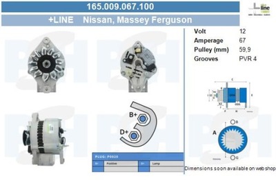 BV PSH 165.009.067.100 ГЕНЕРАТОР