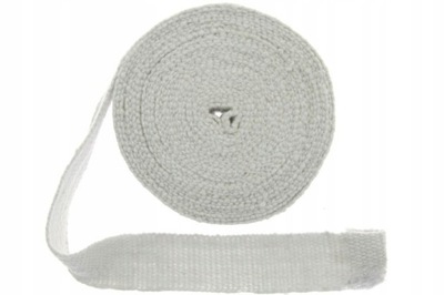 Бандаж термический белый лента толщина 2mm ролик 10m фото №1