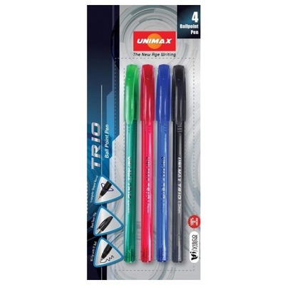 Długopis Trio standard 4 kolory UNI-MAX