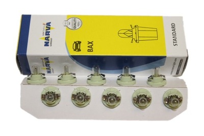 LUZ BAX 12V/2W 8,5D JASNO-ZIELONY (Z NARVA  