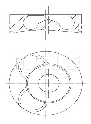 MAH 021PI00122000 ПОРШЕНЬ RENAULT CAPTUR 1,5DCI 13- STD