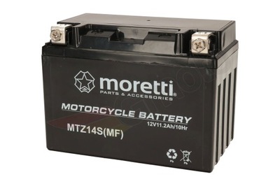 АКУМУЛЯТОР МОТОЦИКЛЕТНИЙ MORETI YTZ14S-BS 12V 11.8AH