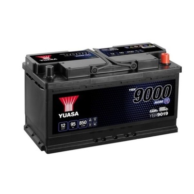 BATERÍA YUASA YBX9019 AGM START LUZ DE FRENADO 95AH 850A  