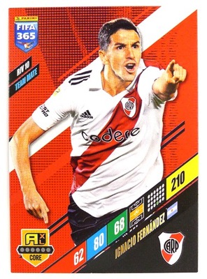 karty piłkarskie PANINI FIFA 365 2024 karta CORE RIV 10 Fernandez