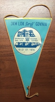 Proporczyk JKM LOK GRYF Gdynia 1974