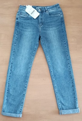 spodnie damskie jeans Version regular duże rozmiary rozmiar 34