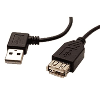 Przedłużacz USB (2.0), USB A M - USB A F, 0.3m, Ka