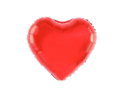 Balon foliowy Serce czerwone 46 cm Walentynki