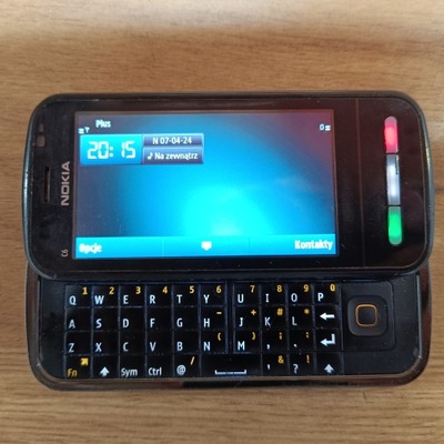 Telefon komórkowy Nokia C6-00 z ładowarką *polskie menu*128 MB 3G czarny