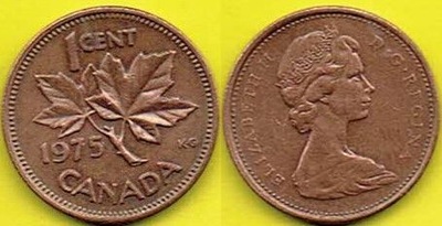 KANADA 1 CENT 1975 r.