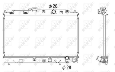 RADIATOR WATER 53286/NRF NRF  