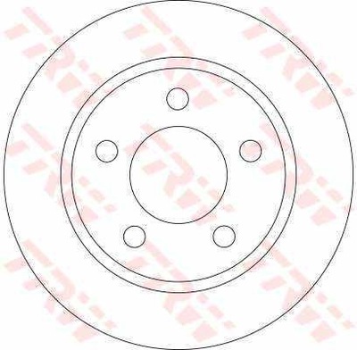 Диск ham задняя ford focus 04-, c-max, mazda 3 03- фото №1