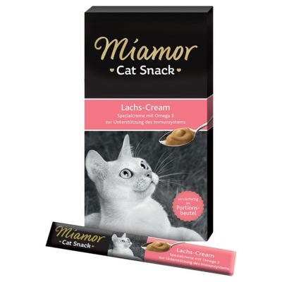 Miamor Cat Przysmak Kota pasta z ŁOSOSIEM 6x15g