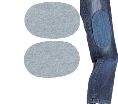Łata Łaty Owalne Jeans Do Naprasowania
