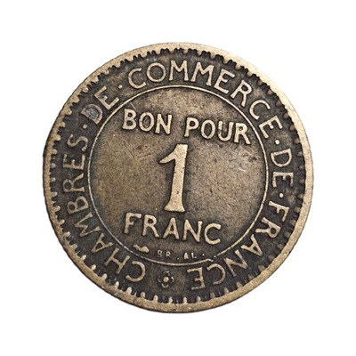 1 frank 1921 Francja