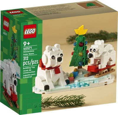 LEGO 40571 ŚWIĘTA ZIMOWE NIEDŹWIEDZIE MIŚ POLARNE