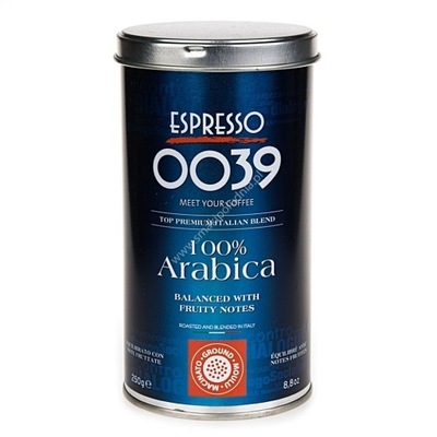 ESPRESSO 0039 100% ARABICA KAWA MIELONA 250G PUSZKA