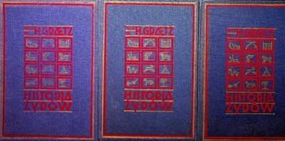 Historja Żydów 3 tomy reprinty z 1929 r