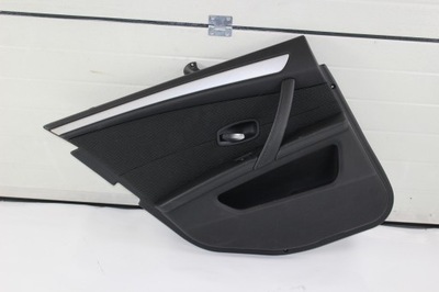 Оббивка обшивка двері лівий задня bmw e60 велюр фото №1