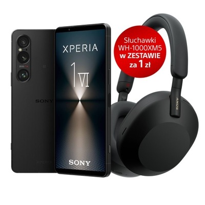 Smartfon Sony XPERIA 1 VI 12 GB / 256 GB 5G czarny