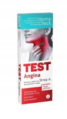 Test Na Anginę Angina Strep A Home Check 1 Sztuka