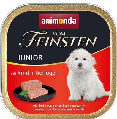 ANIMONDA Vom Feinsten Junior smak: wołowina z