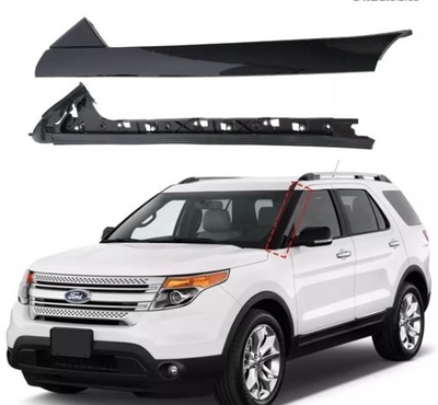 Молдинг права внутрішня i зовнішня ford explorer 2011-2019 праве набір фото №1