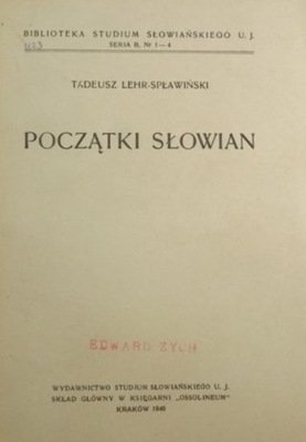 Początki słowian 1946 r.