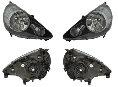 Фара лампа honda jazz fit ls 05-08 l+p tyc фото №1