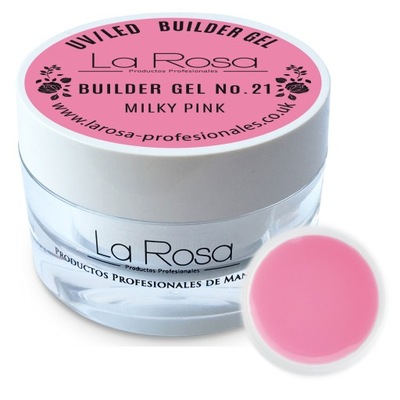 La Rosa żel budujący Builder Milky Pink 30 ml