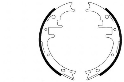 A.b.s. 40581 набір колодка гальмівних фото №1