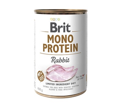 BRIT Mono Protein Rabbit 6x400g