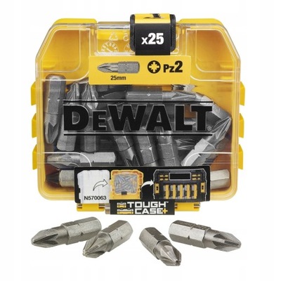 Zestaw bitów DeWalt DT71521-QZ 25 mm 25 sztuk bity końcówki do wkrętarki