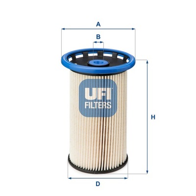 FILTRO COMBUSTIBLES UFI (OEM QUALITY) (PROD.OE 7N0 127 17  