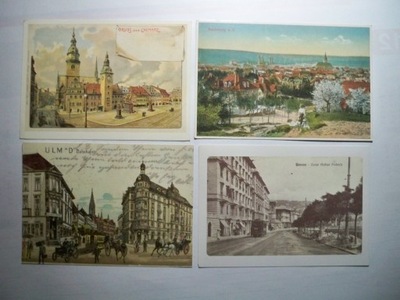 Stare pocztówki... - 4 pocztówki.