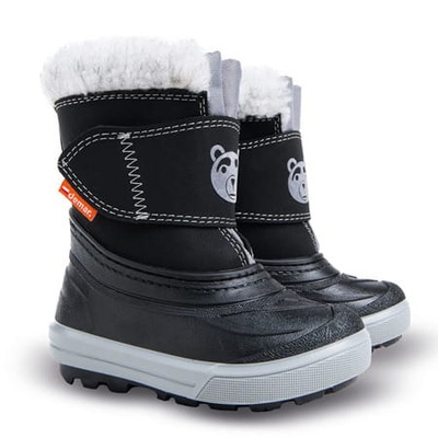 Śniegowce dziecięce buty zimowe dla dzieci na rzep