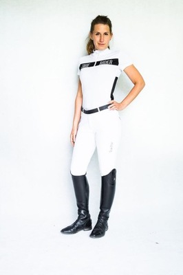 Koszulka lekka przewiewna oddychająca AIR MESH SLEEVE TR biała r. XS