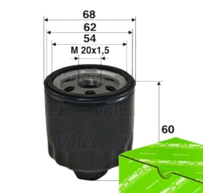 Valeo 586011 фільтр оливи фото №1