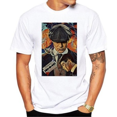 Koszulka t-shirt męski - Peaky Blinders - Tommy Shelby - rozm. M