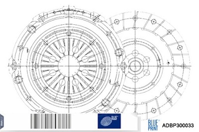 BLUE PRINT КОМПЛЕКТ СЦЕПЛЕНИЯ AUDI A1 A3 TT SEAT ALTEA ALTEA XL LEON