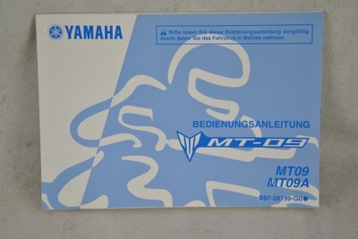 MANUAL MANTENIMIENTO LIBRO YAMAHA MT-09 MT 09  