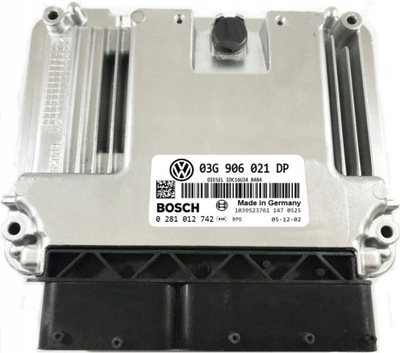 КОМПЬЮТЕР VW PASSAT 03G906021DP 0281012742 IMMO OFF