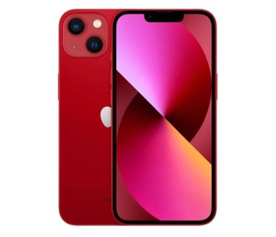 Smartfon Apple Iphone 13 128GB --- Red / Czerwony - Bateria 100% - Jak Nowy