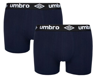 UMBRO BOKSERKI MĘSKIE 2PAK GRANAT M