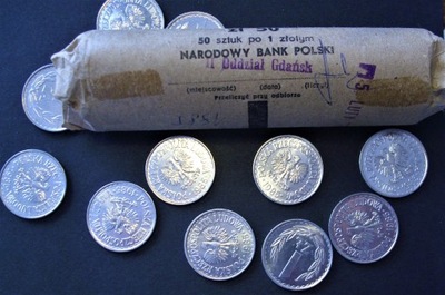 1 złoty 1985 stan menniczy , e-kriss