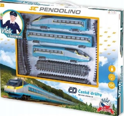 POCIĄG PENDOLINO CZESKIE KOLEJE KOLEJKA EKSPRES