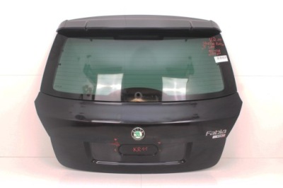 Крышка багажника багажника задняя skoda fabia ii lift 10-14r lf9r фото №1
