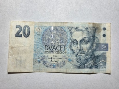 Czechy 20 koron 1994 rok -NRB1033