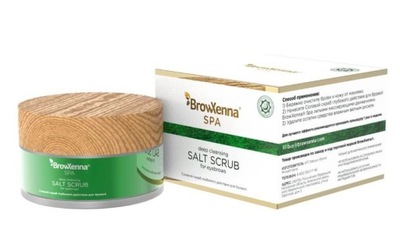 BrowXenna SPA Scrub z solą morską do brwi 30g